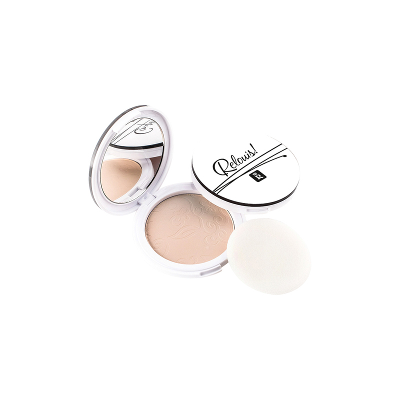 Relouis Пудра компакт. матирующая 02 Слоновая кость