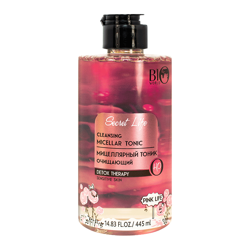 BIO WORLD Secret Life Detox Therapy Тоник Мицеллярный очищающий 445мл