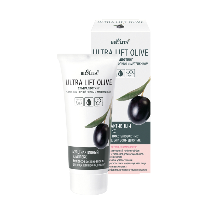 Bielita Ultra Lift Olive Мультиакт.Комплекс Экспресс-Восст д/лица/шеи/Декольте 30мл