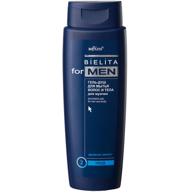 Bielita Men Гель-душ д/мытья волос и тела 400мл