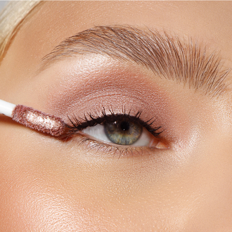 LUX visage Жидкие тени для век SATIN Nude super stay 204 Sunny Beige