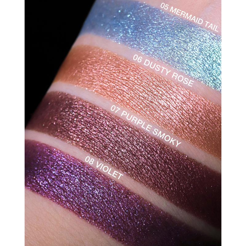 Relouis Тени для век PRO Eyeshadow Sparkle тон 07 purple smoky