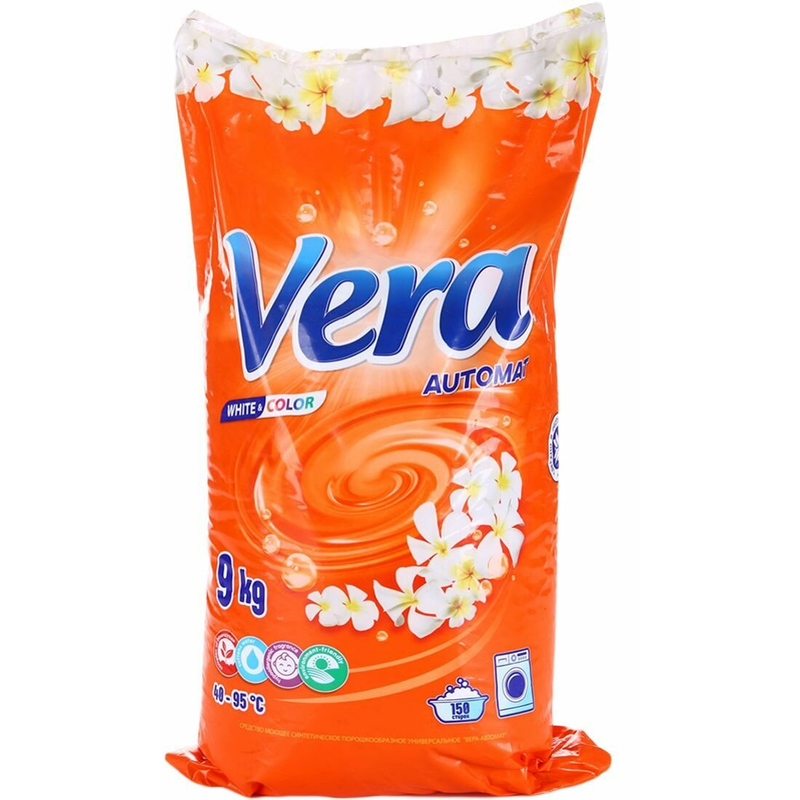 Порошок стиральный Vera Universal Automat пакет 9 кг 