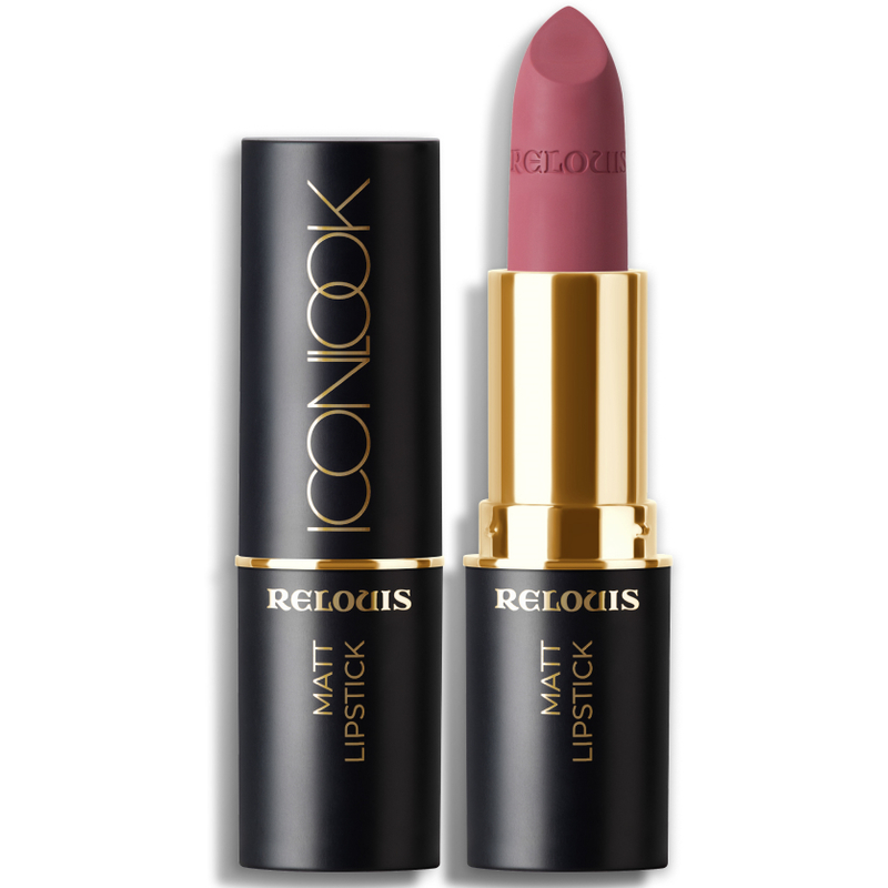 Relouis Помада губная матовая Icon Look, тон:07, Rose Addict